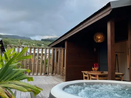 Bungalow romantique, clim - 3 pers., Gite 3 personnes à Saint Philippe - Photo 3