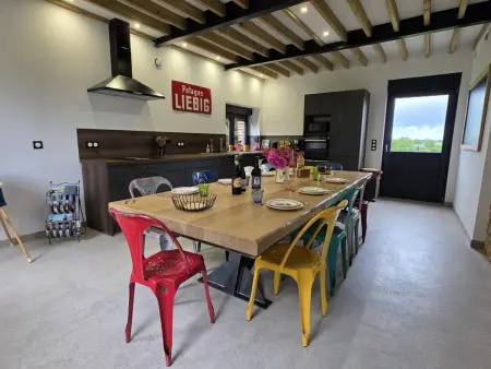 Gîte avec climatisation, jardin - 6 pers., Gite 6 personnes à Taisnières en Thiérache - Photo 2