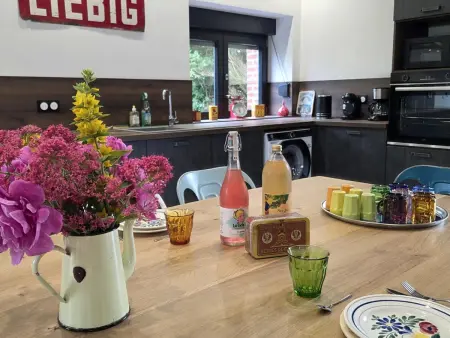 Gîte avec climatisation, jardin - 6 pers., Gite 6 personnes à Taisnières en Thiérache - Photo 3