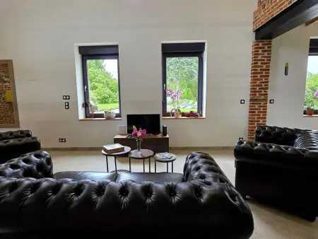 Gîte avec climatisation, jardin - 6 pers., Gite 6 personnes à Taisnières en Thiérache - Photo 4