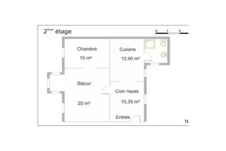 68050, Appartement de vacances avec 1 chambre - Photo 20