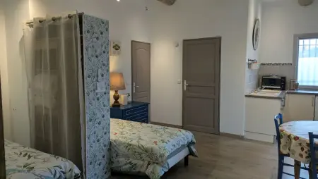 Charmant studio avec piscine partagée à Cabrières-d'Avignon - Photo 6