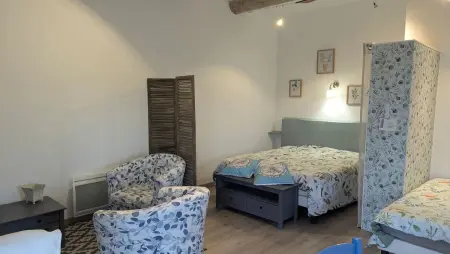 Charmant studio avec piscine partagée à Cabrières-d'Avignon - Photo 8