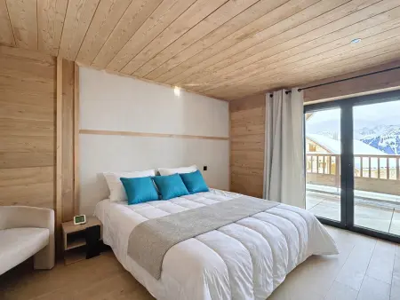 Chalet ski aux pieds vue panoramique - 14 pers., Chalet 14 personnes à La Toussuire - Photo 6