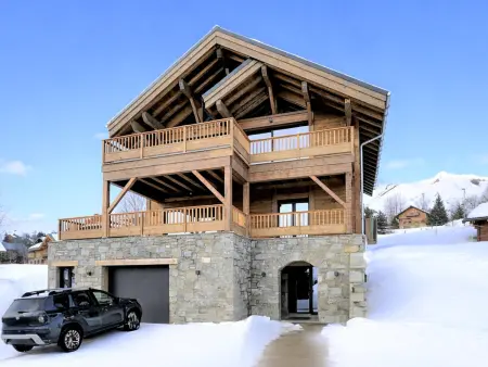 Chalet ski aux pieds vue panoramique - 14 pers., Chalet 14 personnes à La Toussuire - Photo 14