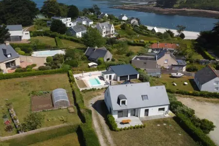 TY KREIZH, Maison neuve avec piscine près de la plage - Photo 30