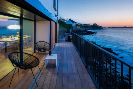 ILE CEZON, Appartement à Landéda avec vue sur la plage - Photo 3