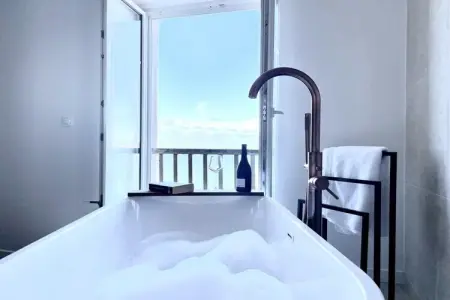 ILE CEZON, Appartement à Landéda avec vue sur la plage - Photo 14