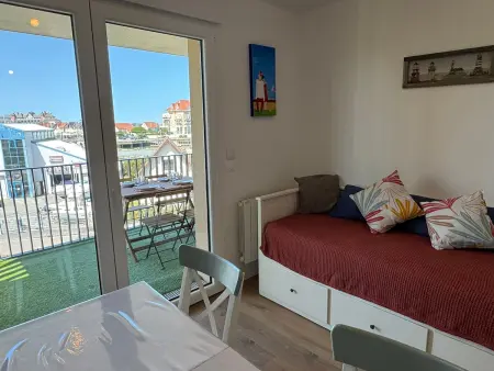 Appartement moderne, animaux OK - 4 pers., Appartement 4 personnes à Dives sur Mer - Photo 2