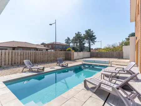 Villa moderne, piscine privative - 8 pers., Maison 8 personnes à Mimizan Mimizan Plage - Photo 12