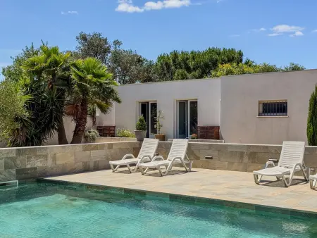 Villa avec piscine - 10 pers., Maison 10 personnes à Cuxac d'Aude - Photo 18