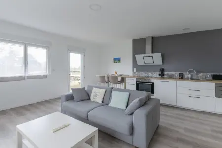 ROSCAROC ENEZ AR BEG, Appartement Ploudalmézeau près de la plage de Treompan - Photo 1