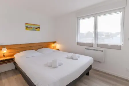 ROSCAROC ENEZ AR BEG, Appartement Ploudalmézeau près de la plage de Treompan - Photo 2