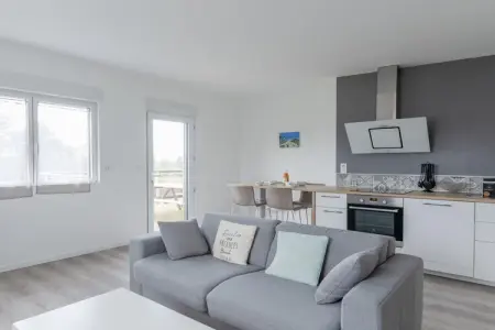 ROSCAROC ENEZ AR BEG, Appartement Ploudalmézeau près de la plage de Treompan - Photo 6