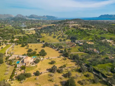 Chaleureuse villa, piscine privée - 6 pers., Gite 6 personnes à Pollença - Photo 7