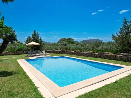 Villa avec piscine privée et vue montagne, Gite 6 personnes à Pollença - Photo 4