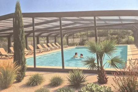 Chalet Saint-Pair-sur-Mer, Chalet avec piscine à 500 m de la plage - Photo 4