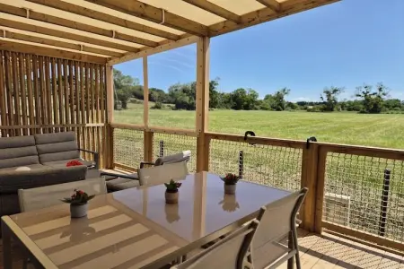 Chalet Saint-Pair-sur-Mer, Chalet avec piscine à 500 m de la plage - Photo 7