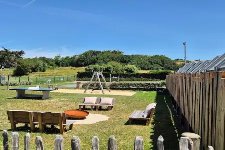 Chalet Saint-Pair-sur-Mer, Chalet avec piscine à 500 m de la plage - Photo 8