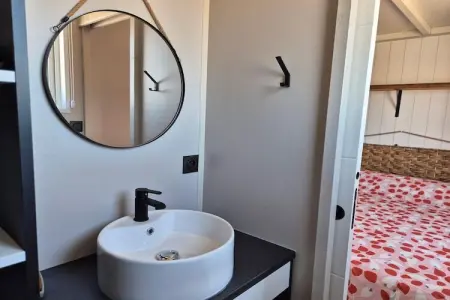 Chalet Saint-Pair-sur-Mer, Chalet avec piscine à 500 m de la plage - Photo 15