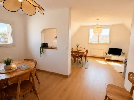 Appartement spacieux en campagne - 4 pers., Appartement 4 personnes à Villers sur Mer - Photo 6