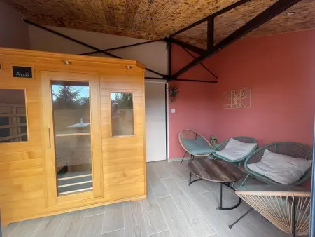 Chalet charmant avec piscine à Chazemais, Chalet 6 personnes à Chazemais - Photo 9