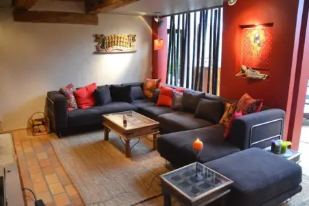 Les Bambous, Maison de vacances avec sauna et jardin près de La Roche - Photo 1