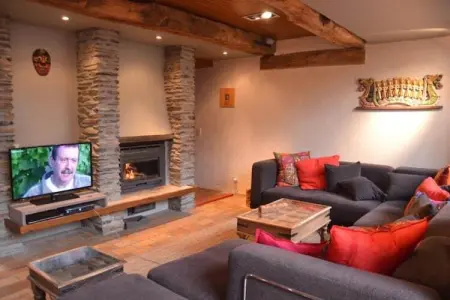 Les Bambous, Maison de vacances avec sauna et jardin près de La Roche - Photo 12