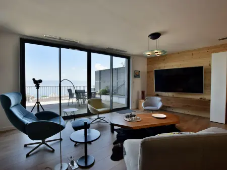 Duplex moderne, vue panoramique - 6 pers., Appartement 6 personnes à Évian les Bains - Photo 13