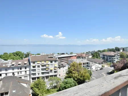 Duplex moderne, vue panoramique - 6 pers., Appartement 6 personnes à Évian les Bains - Photo 17