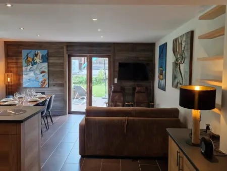 Appartement lumineux, vue panoramique - 6 pers., Appartement 6 personnes à Les Contamines Montjoie - Photo 1