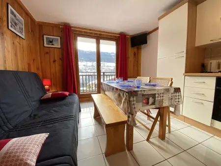 Studio cabine, animaux acceptÃ©s - 4 pers., vue sur pistes - Photo 1