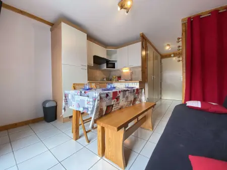 Studio cabine, animaux acceptÃ©s - 4 pers., vue sur pistes - Photo 3