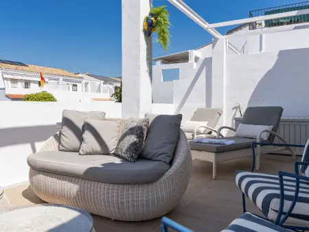 Maison avec piscine et vue mer - 6 pers., Gite 6 personnes à Estepona - Photo 11