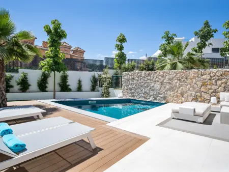 Maison mitoyenne moderne, vue montagne - 8 pers. - Photo 7