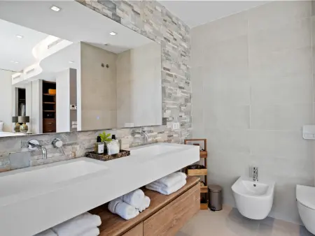 Maison mitoyenne moderne, vue montagne - 8 pers. - Photo 15