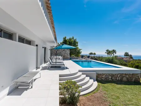 Villa avec piscine et clim, vue mer - 10 pers., Villa 10 personnes à Marbella - Photo 1