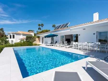 Villa avec piscine et clim, vue mer - 10 pers., Villa 10 personnes à Marbella - Photo 6
