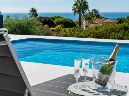 Villa avec piscine et clim, vue mer - 10 pers., Villa 10 personnes à Marbella - Photo 14