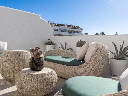 Appartement lumineux, vue piscine - 6 pers., Appartement 6 personnes à Marbella - Photo 24