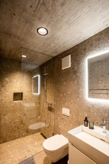 Haus Burgermeister Wohnung Älplihorn Appartement/Fewo, Dusche oder Bad, WC, 4-Be - Photo 9