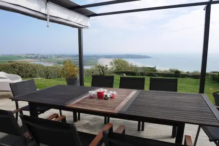 Villa de vacances avec vue mer panoramique à 180° à Telgruc-sur-Mer, Villa de vacances avec vue mer panoramique à 180° à Telgruc-sur-Mer - Photo 11