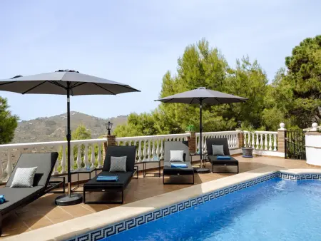 Villa, vue panoramique, piscine clim - 6 pers., Gite 6 personnes à Cómpeta - Photo 1
