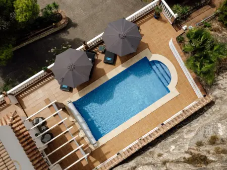 Villa, vue panoramique, piscine clim - 6 pers., Gite 6 personnes à Cómpeta - Photo 2
