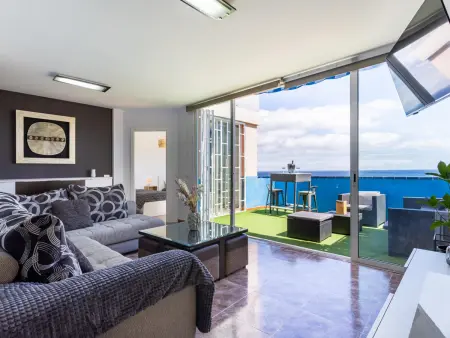 Maison vue mer - 8 pers., Appartement 5 personnes à Candelaria - Photo 10