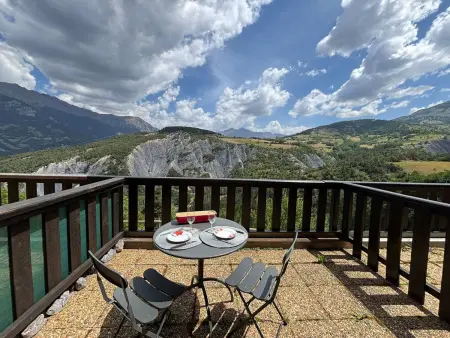 Studio fonctionnel, vue montagne - 4 pers., Appartement 4 personnes à Enchastrayes - Photo 2