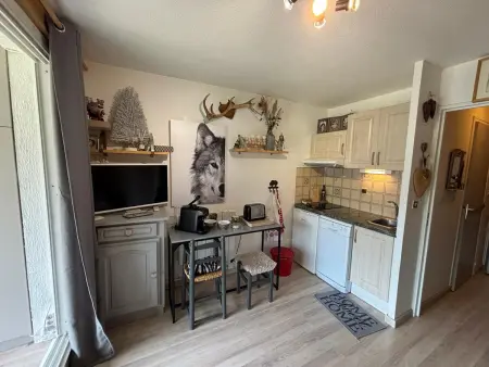 Studio fonctionnel, vue montagne - 4 pers., Appartement 4 personnes à Enchastrayes - Photo 7
