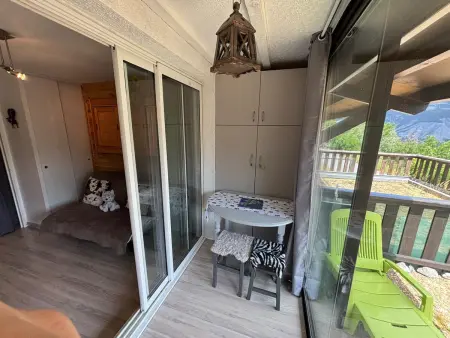 Studio fonctionnel, vue montagne - 4 pers., Appartement 4 personnes à Enchastrayes - Photo 9