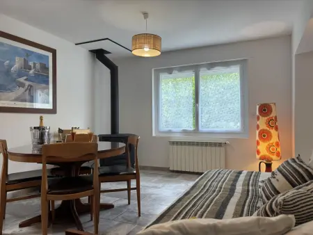 Maison au calme, animaux acceptés - 4 pers., Gite 2 personnes à Le Vernet - Photo 9