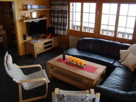 Chalet  Sandrine , (Grächen). 6-Bettwohnung, Maison 6 personnes à Grächen - Photo 4